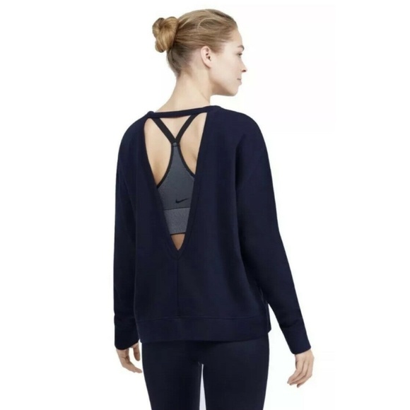 nike open back sweatshirt